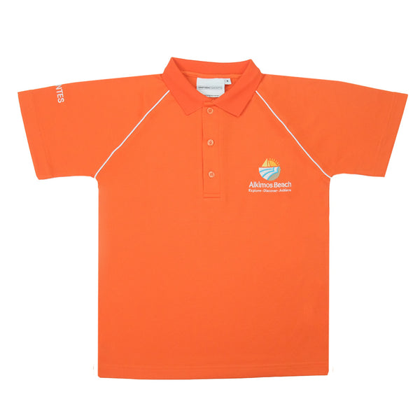 Alkimos Beach Primary School Faction Polo - Orange
