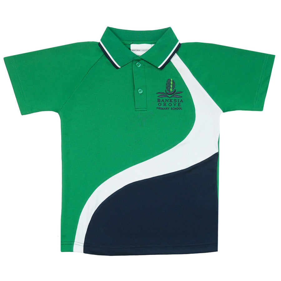 Banksia Grove Primary School Faction Polo - Green