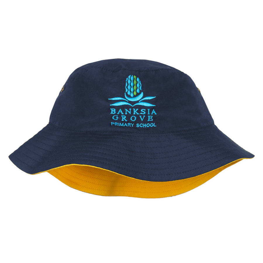 Banksia Grove Primary School Bucket Hat- Gold