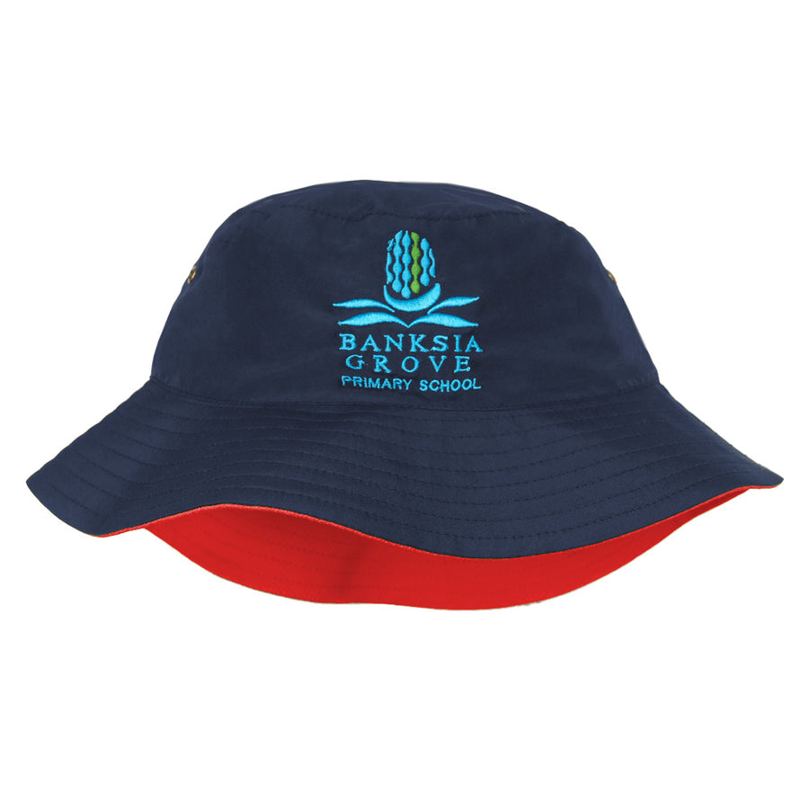 Banksia Grove Primary School Bucket Hat - Red