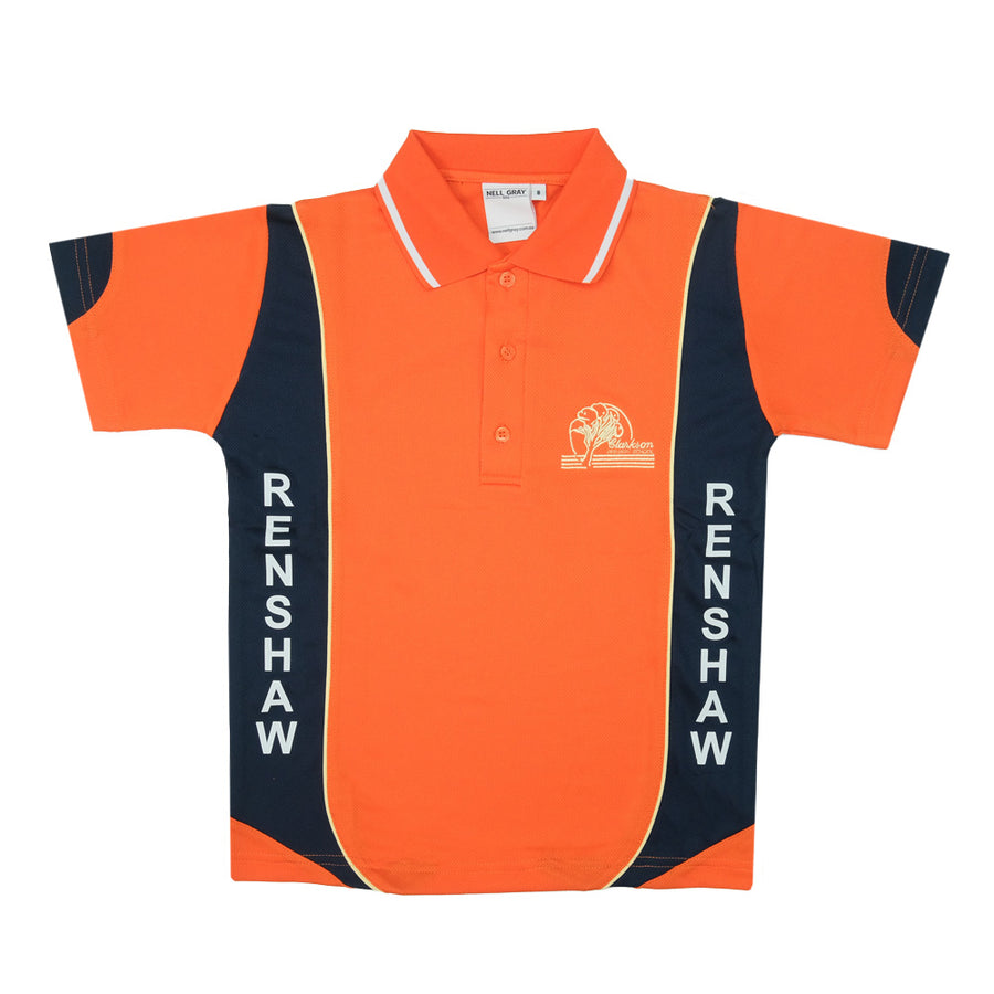 Clarkson Primary School Faction Polo - Orange