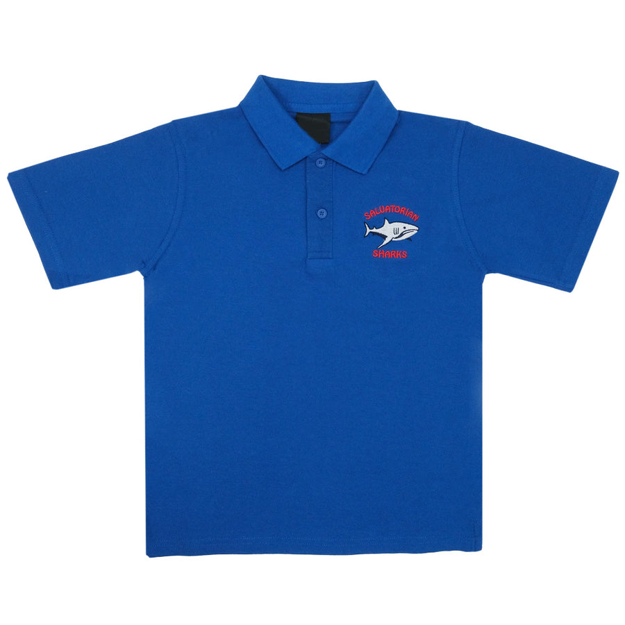 Francis Jordan Catholic School Faction Polo Salvatorian Sharks - Blue