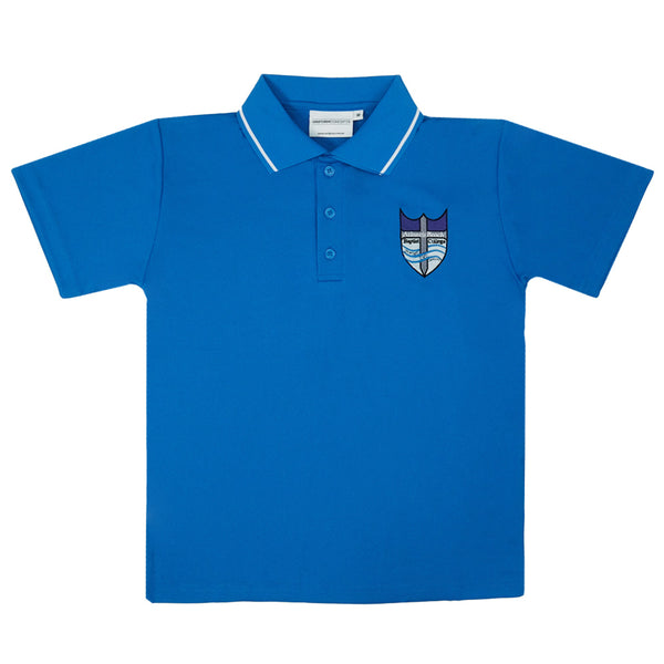 Atlantis Beach Baptist College Faction Polo - Blue
