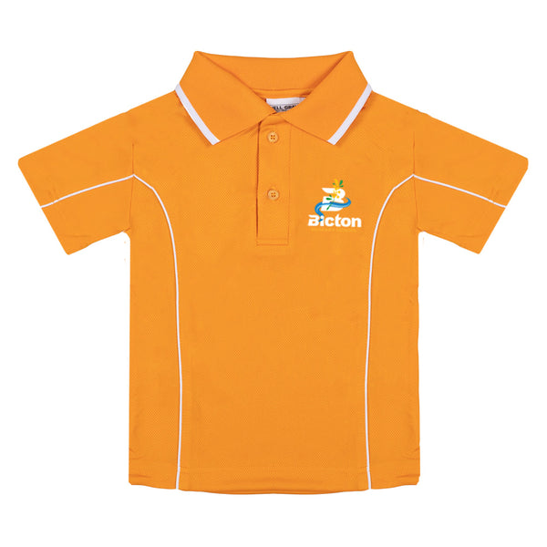 Bicton Primary School Faction Polo Gold - New Logo