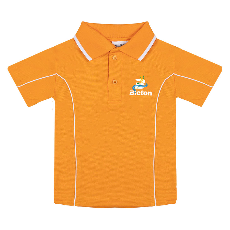Bicton Primary School Faction Polo Gold - New Logo