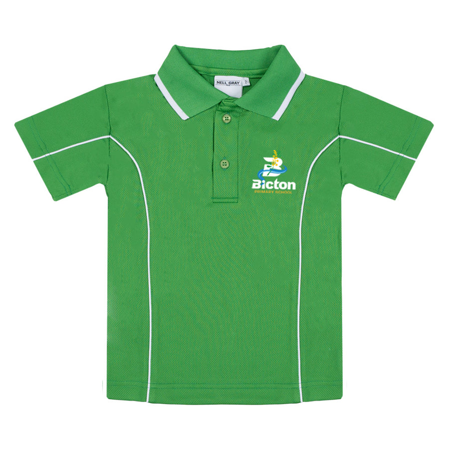 Bicton Primary School Faction Polo Green - New Logo
