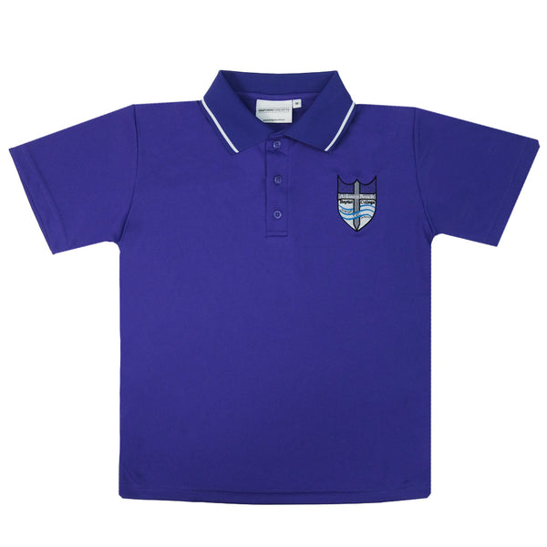 Atlantis Beach Baptist College Faction Polo - Purple