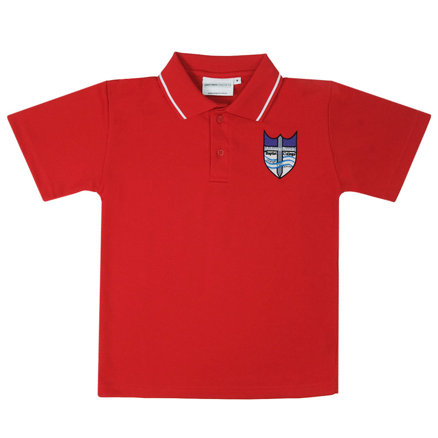 Atlantis Beach Baptist College Faction Polo  - Red