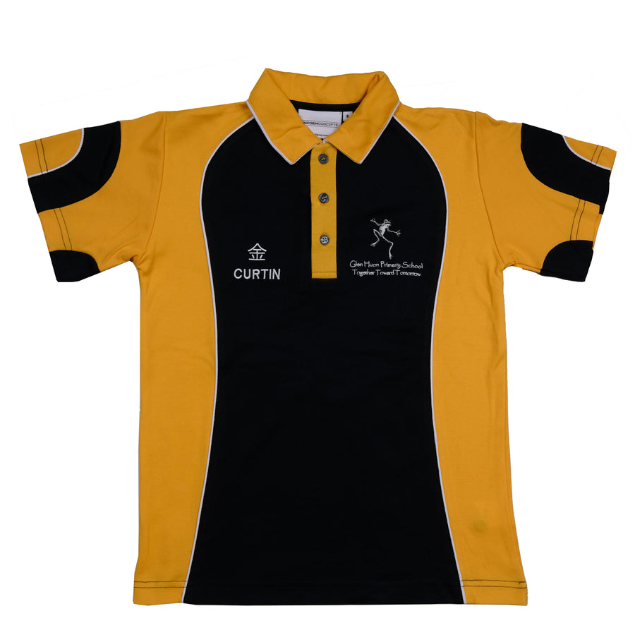 Glen Huon Primary School Faction Polo - Gold