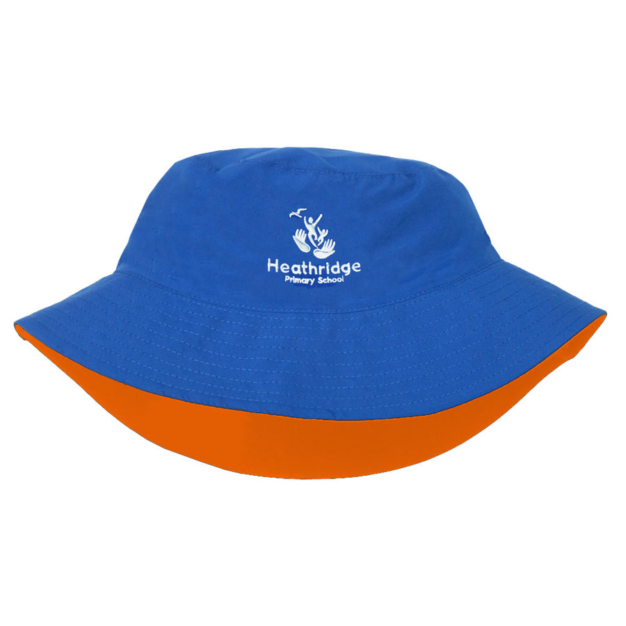 Heathridge Primary School Reversible Bucket Hat - Orange