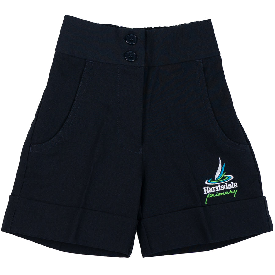 Harrisdale Primary School Girls Cuffed Shorts