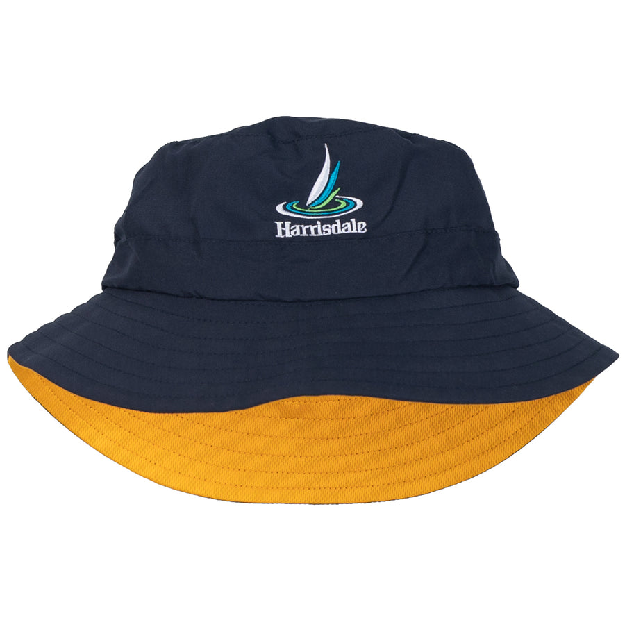 Harrisdale Primary School Reverisble Bucket Hat - Gold