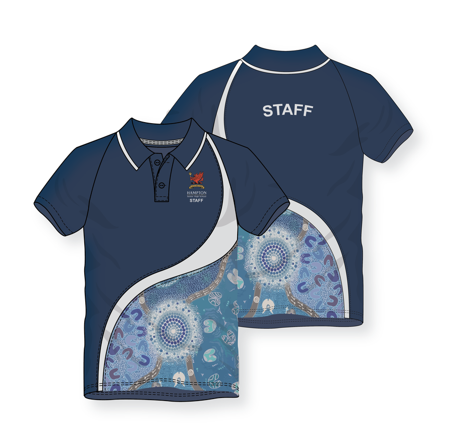 Hampton Senior High School Staff Polo - Ladies