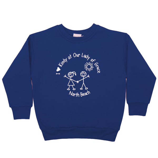 Our Lady of Grace Kindy Jumper - Navy