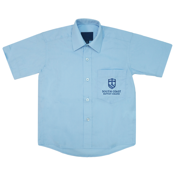 South Coast Baptist College Sky Blue Shirt