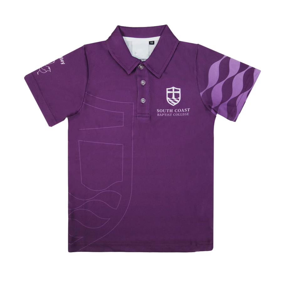 South Coast Baptist College House Polo - Purple
