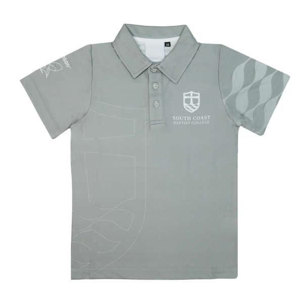 South Coast Baptist College House Polo - Silver
