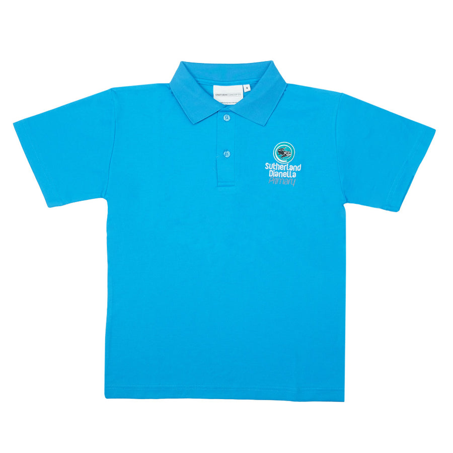 Sutherland Dianella Primary School Faction Polo - Aqua