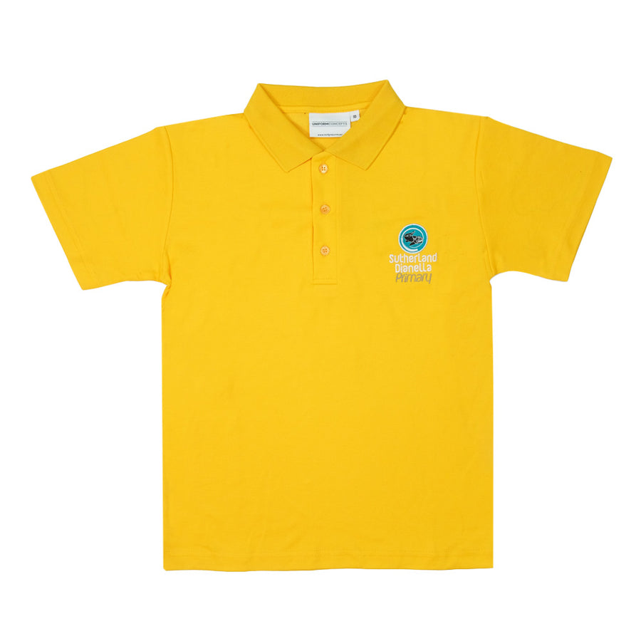 Sutherland Dianella Primary School Faction Polo - Gold