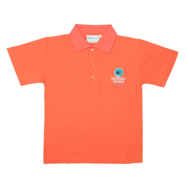 Sutherland Dianella Primary School Faction Polo - Orange
