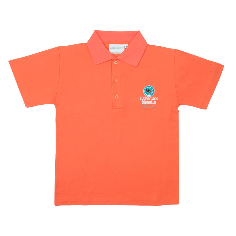 Sutherland Dianella Primary School Faction Polo - Orange