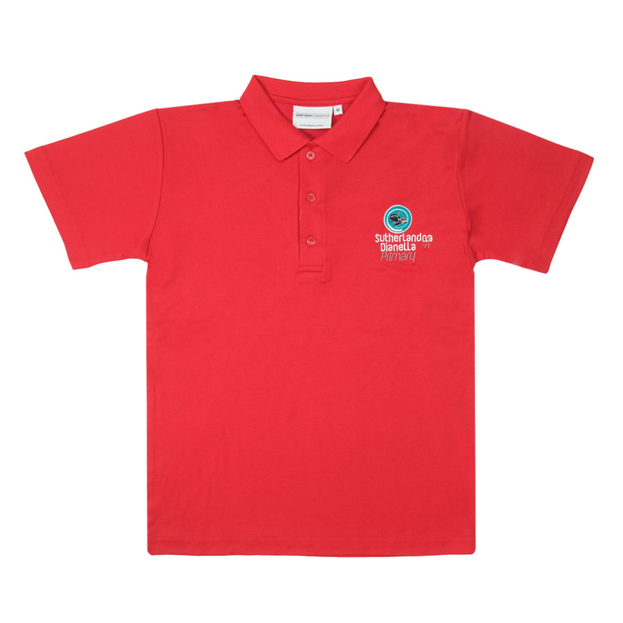 Sutherland Dianella Primary School Faction Polo - Red