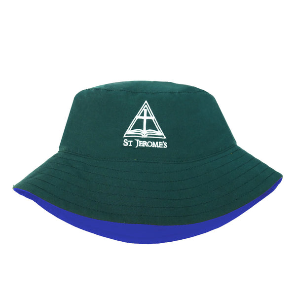 St Jerome's Primary School Reversible Bucket Hat - Royal