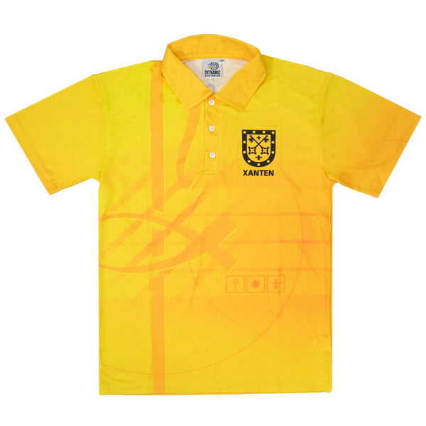 St Norbert College Faction Polo - Yellow - Xanten