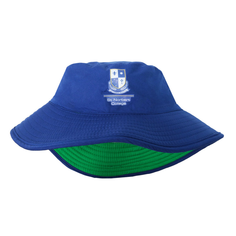 St Norbert College Reversible Bucket Hat - Green - Kilncroft