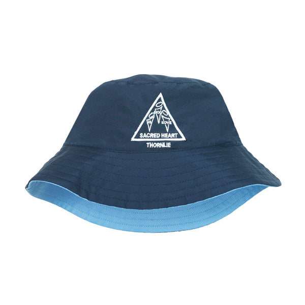 Sacred Heart Primary School Reversible Bucket Hat - Blue