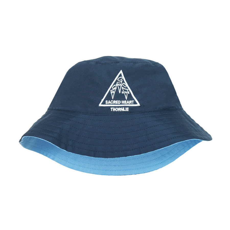 Sacred Heart Primary School Reversible Bucket Hat - Blue