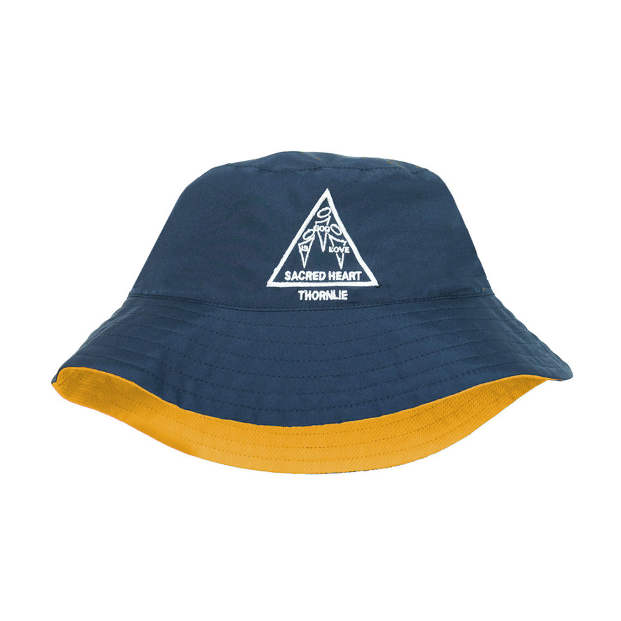 Sacred Heart Primary School Reversible Bucket Hat - Gold