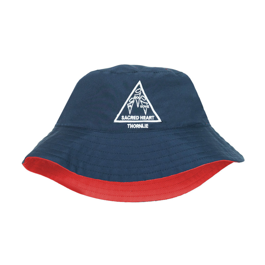 Sacred Heart Primary School Reversible Bucket Hat - Red