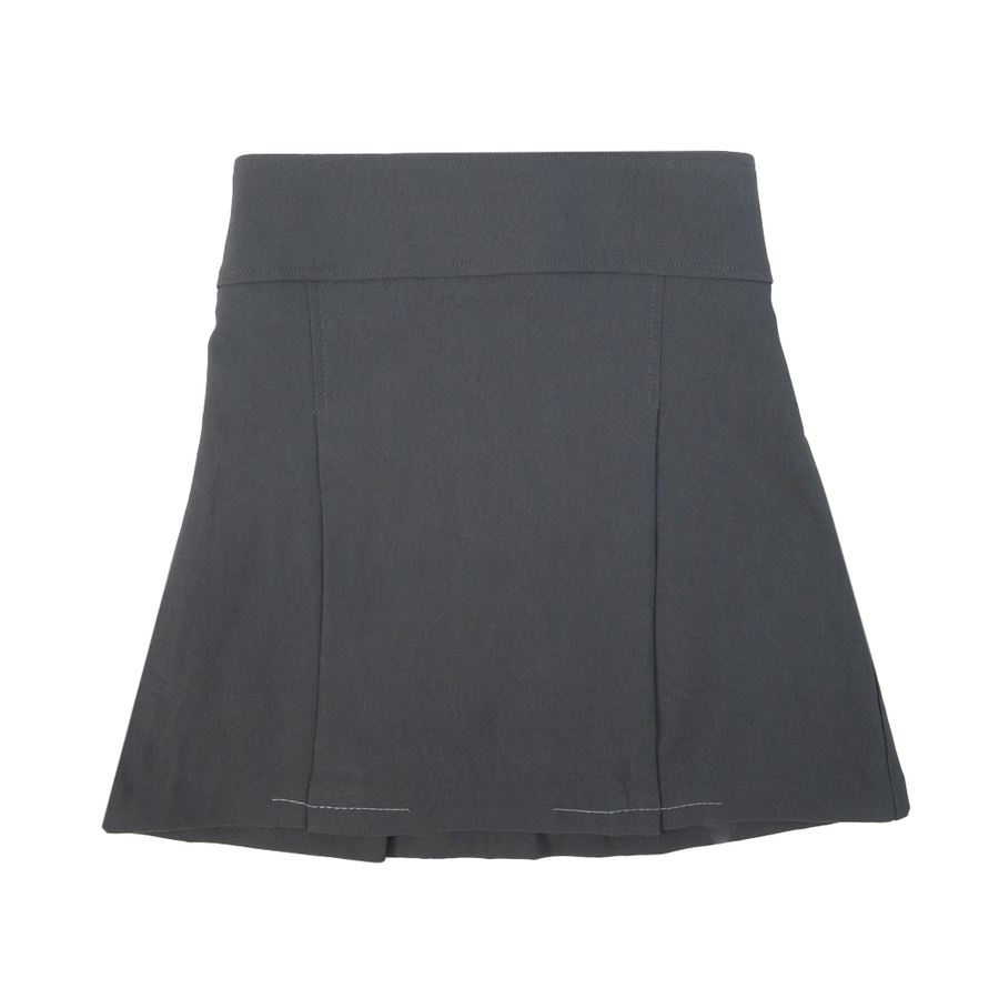 Nova Skirt with In-built Shorts - Charcoal