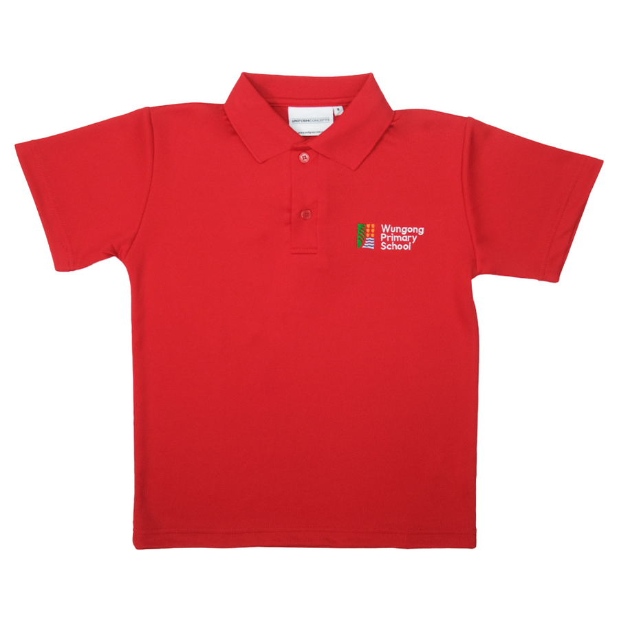 Wungong Primary School Faction Polo - Red