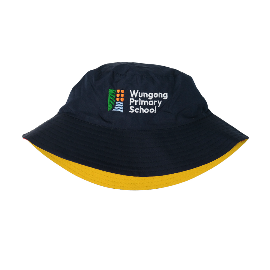 Wungong Primary School Reversible Bucket Hat - Gold