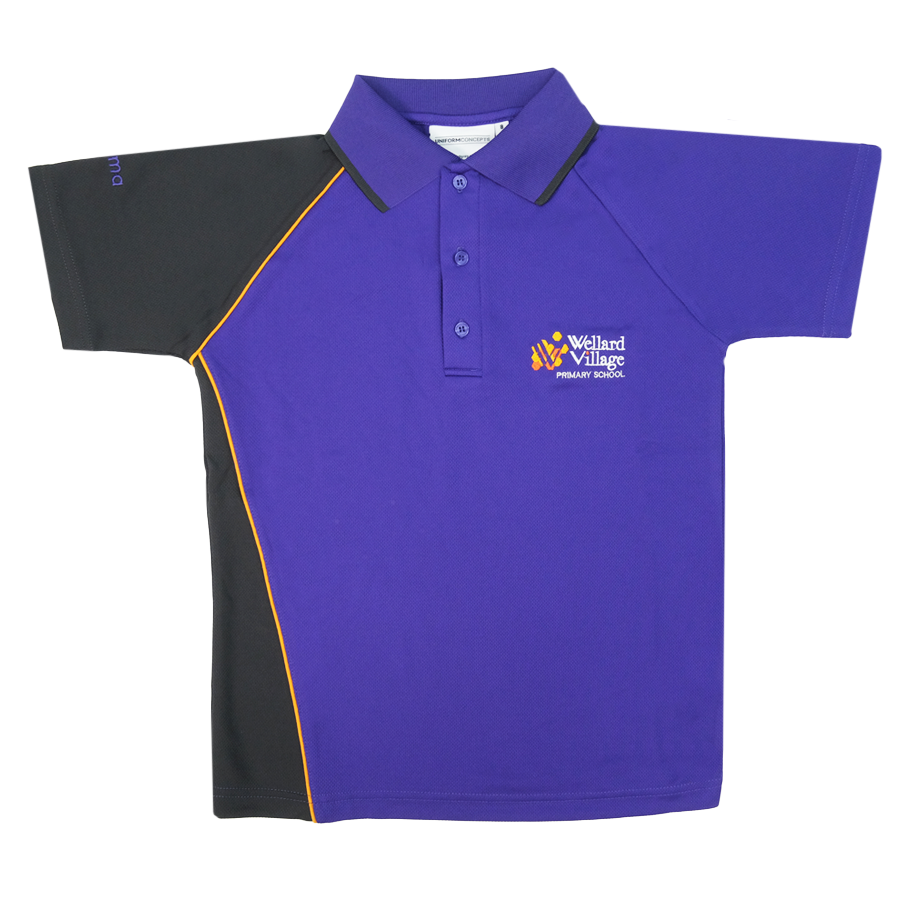 Wellard Village Primary School Faction Polo - Purple