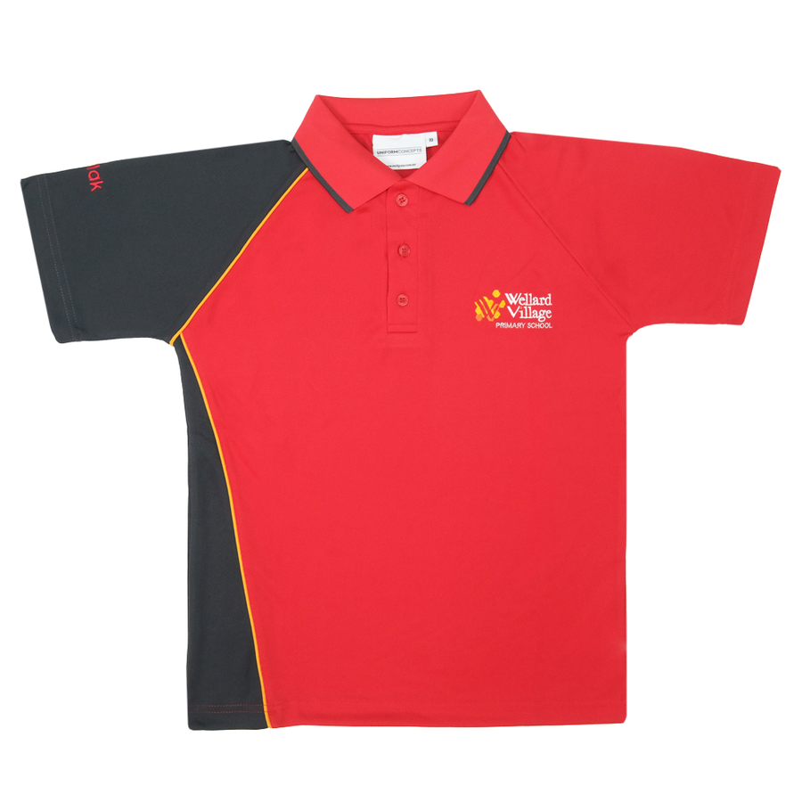 Wellard Village Primary School Faction Polo - Red